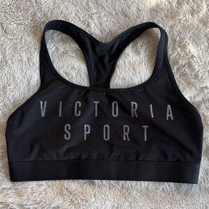 Victoria Sport Black Racerback Sports Bra